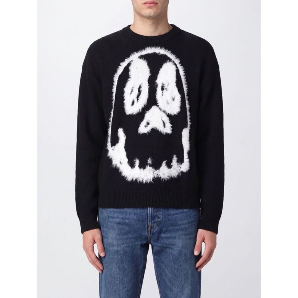 Y-3 Men Y-3 Chito Graphic Print Viscose Blend Crewneck Jumper